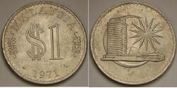 1 Ringgit Malaysia (1957 - ) Kupfer 