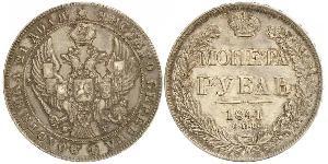 1 Rouble Empire russe (1720-1917) Argent Nicolas I (1796-1855)