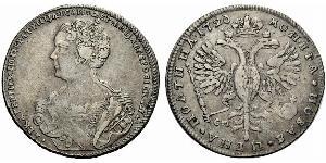 1 Rouble Empire russe (1720-1917) Argent Catherine I (1684-1727)