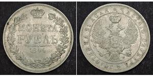 1 Rouble Empire russe (1720-1917) Argent Nicolas I (1796-1855)