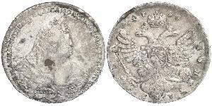 1 Rouble Empire russe (1720-1917) Argent Anna Ivanovna (1693-1740)