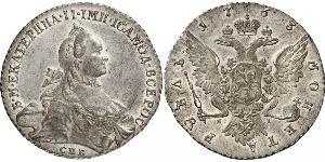 1 Rouble Empire russe (1720-1917) Argent Catherine II (1729-1796)