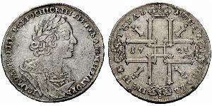 1 Rouble Empire russe (1720-1917) Argent Pierre Ier le Grand(1672-1725)