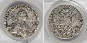 1 Rouble Empire russe (1720-1917) Argent Catherine II (1729-1796)