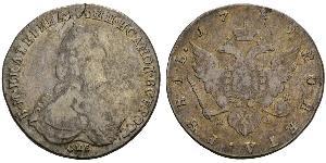 1 Rouble Empire russe (1720-1917) Argent Catherine II (1729-1796)