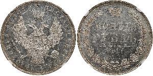 1 Rouble Empire russe (1720-1917) Argent Nicolas I (1796-1855)