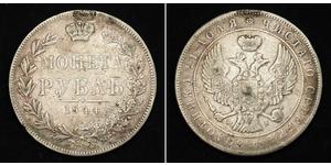 1 Rouble Empire russe (1720-1917) Argent Nicolas I (1796-1855)