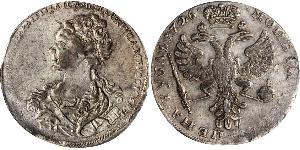 1 Rouble Empire russe (1720-1917) Argent Catherine I (1684-1727)