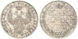 1 Rouble Empire russe (1720-1917) Argent Nicolas I (1796-1855)