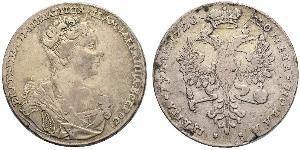 1 Rouble Empire russe (1720-1917) Argent Catherine I (1684-1727)