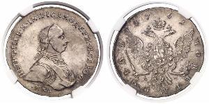 1 Rouble Empire russe (1720-1917) Argent Pierre III (1728-1762)