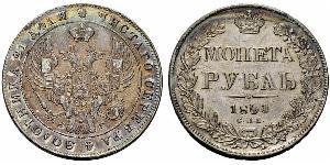 1 Rouble Empire russe (1720-1917) Argent Nicolas I (1796-1855)