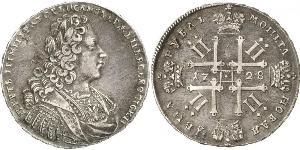 1 Rouble Empire russe (1720-1917) Argent Pierre II (1715-1730)