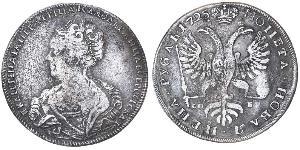 1 Rouble Empire russe (1720-1917) Argent Catherine I (1684-1727)