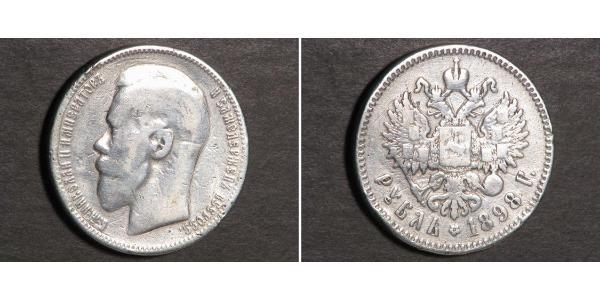 1 Rouble Empire russe (1720-1917) Argent Nicolas II (1868-1918)