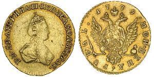 1 Rubel Russisches Reich (1720-1917) Gold Katharina II (1729-1796)