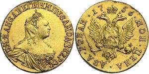 1 Rubel Russisches Reich (1720-1917) Gold Jelisaweta I Petrowna (1709-1762)