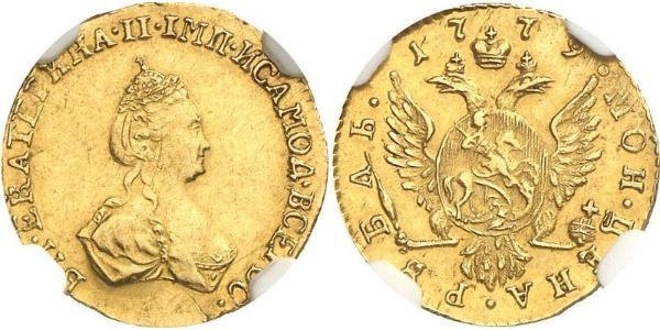 1 Rubel Russisches Reich (1720-1917) Gold Katharina II (1729-1796)