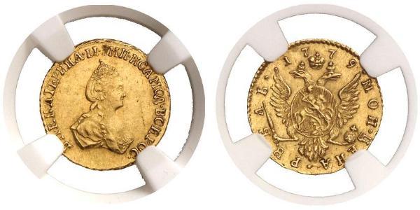 1 Rubel Russisches Reich (1720-1917) Gold Katharina II (1729-1796)