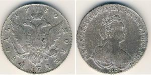 1 Rubel Russisches Reich (1720-1917) Silber Katharina II (1729-1796)
