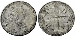 1 Rubel Russisches Reich (1720-1917) Silber Peter II (1715-1730)