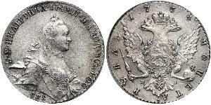 1 Rubel Russisches Reich (1720-1917) Silber Katharina II (1729-1796)