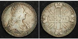 1 Rubel Russisches Reich (1720-1917) Silber Peter II (1715-1730)