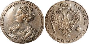 1 Rubel Russisches Reich (1720-1917) Silber Katharina I (1684-1727)