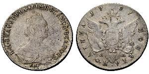 1 Rubel Russisches Reich (1720-1917) Silber Katharina II (1729-1796)