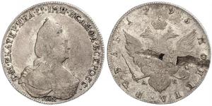 1 Rubel Russisches Reich (1720-1917) Silber Katharina II (1729-1796)