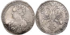 1 Rubel Russisches Reich (1720-1917) Silber Katharina I (1684-1727)