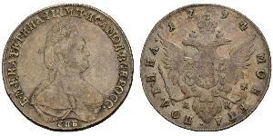 1 Rubel Russisches Reich (1720-1917) Silber Katharina II (1729-1796)