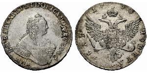 1 Rubel Russisches Reich (1720-1917) Silber Jelisaweta I Petrowna (1709-1762)