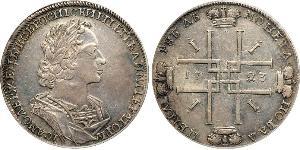 1 Rubel Russisches Reich (1720-1917) Silber Peter der Große(1672-1725)