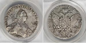 1 Rubel Russisches Reich (1720-1917) Silber Katharina II (1729-1796)