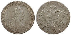 1 Rubel Russisches Reich (1720-1917) Silber Katharina II (1729-1796)