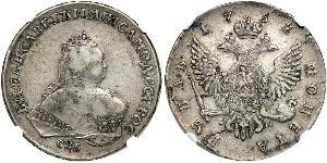 1 Rubel Russisches Reich (1720-1917) Silber Jelisaweta I Petrowna (1709-1762)