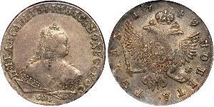 1 Rubel Russisches Reich (1720-1917) Silber Jelisaweta I Petrowna (1709-1762)