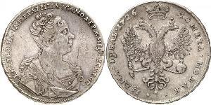 1 Rubel Russisches Reich (1720-1917) Silber Katharina I (1684-1727)