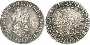 1 Rubel Russisches Reich (1720-1917) Silber Peter der Große(1672-1725)