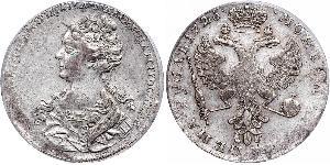 1 Rubel Russisches Reich (1720-1917) Silber Katharina I (1684-1727)