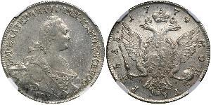 1 Rubel Russisches Reich (1720-1917) Silber Katharina II (1729-1796)