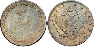 1 Rubel Russisches Reich (1720-1917) Silber Katharina II (1729-1796)