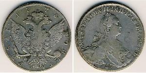 1 Rubel Russisches Reich (1720-1917) Silber Katharina II (1729-1796)