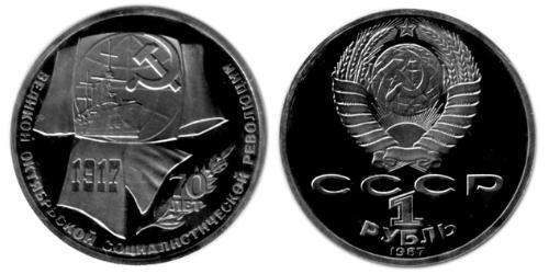 1 Rubel Sowjetunion (1922 - 1991)  