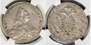 1 Ruble Russian Empire (1720-1917) Silver Catherine II (1729-1796)