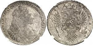 1 Ruble Russian Empire (1720-1917) Silver Anna Ivanovna (1693-1740)