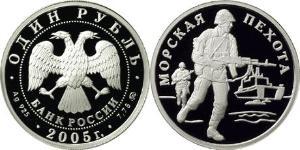 1 Ruble Russian Federation (1991 - ) Silver 