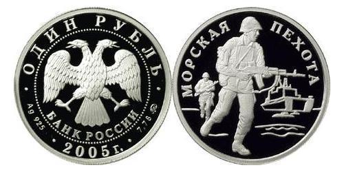 1 Ruble Russian Federation (1991 - ) Silver 