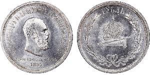 1 Ruble 俄罗斯帝国 (1721 - 1917) 銀 亚历山大三世 (俄国) (1845 -1894)